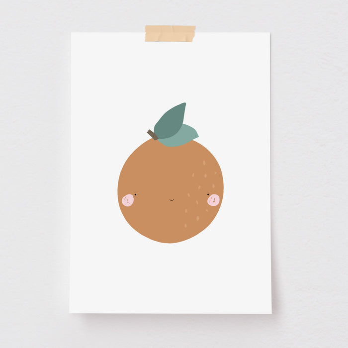 Pôster Decorativo Suco de Laranja