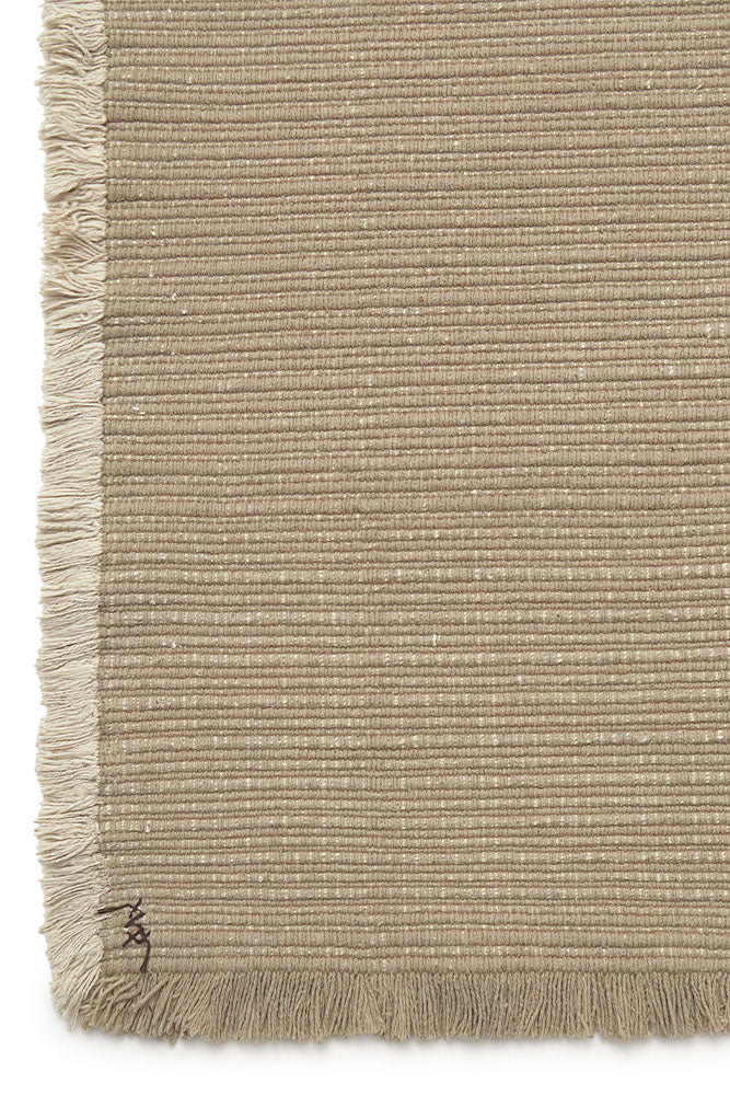 Tapete em Handloom Bege 170x240 cm