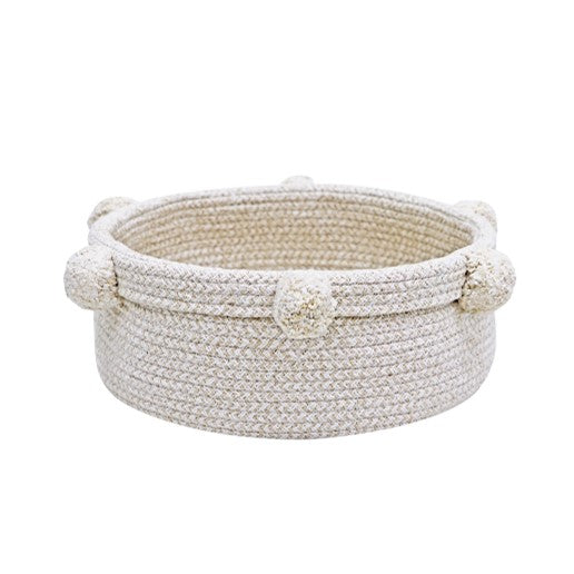 Cesto Tray Marfim Ø30 x 15 cm