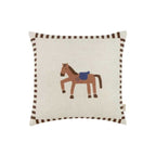 Almofada VIBES linho horse 40 x 40 x 8 cm
