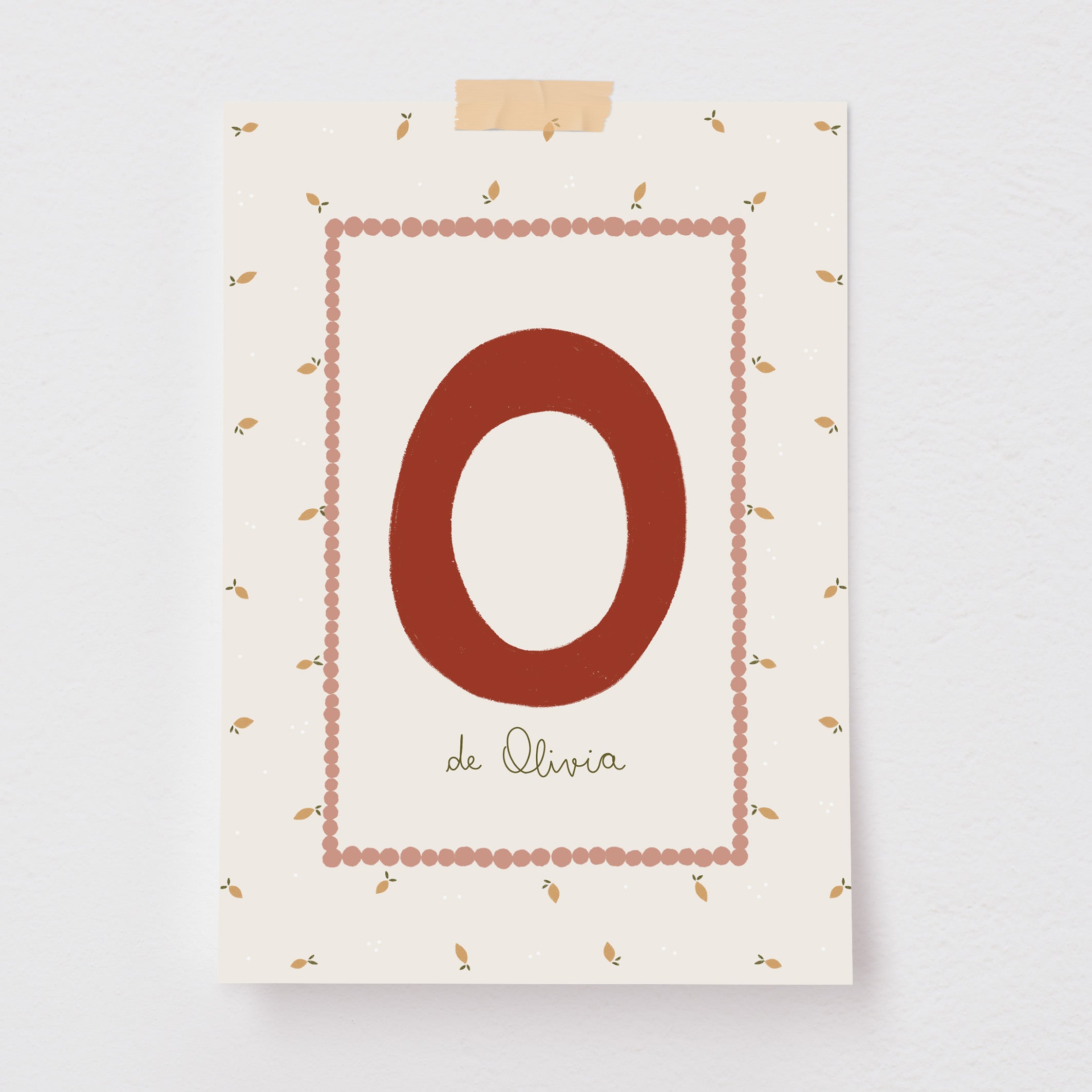 Pôster Inicial Limoeiro cereja