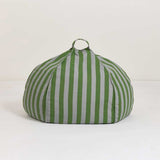Puff VIBES round Azul e verde 70x30 cm