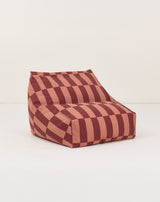 Puff VIBES beanbag maroon tiles 74 x 40 x 60 cm