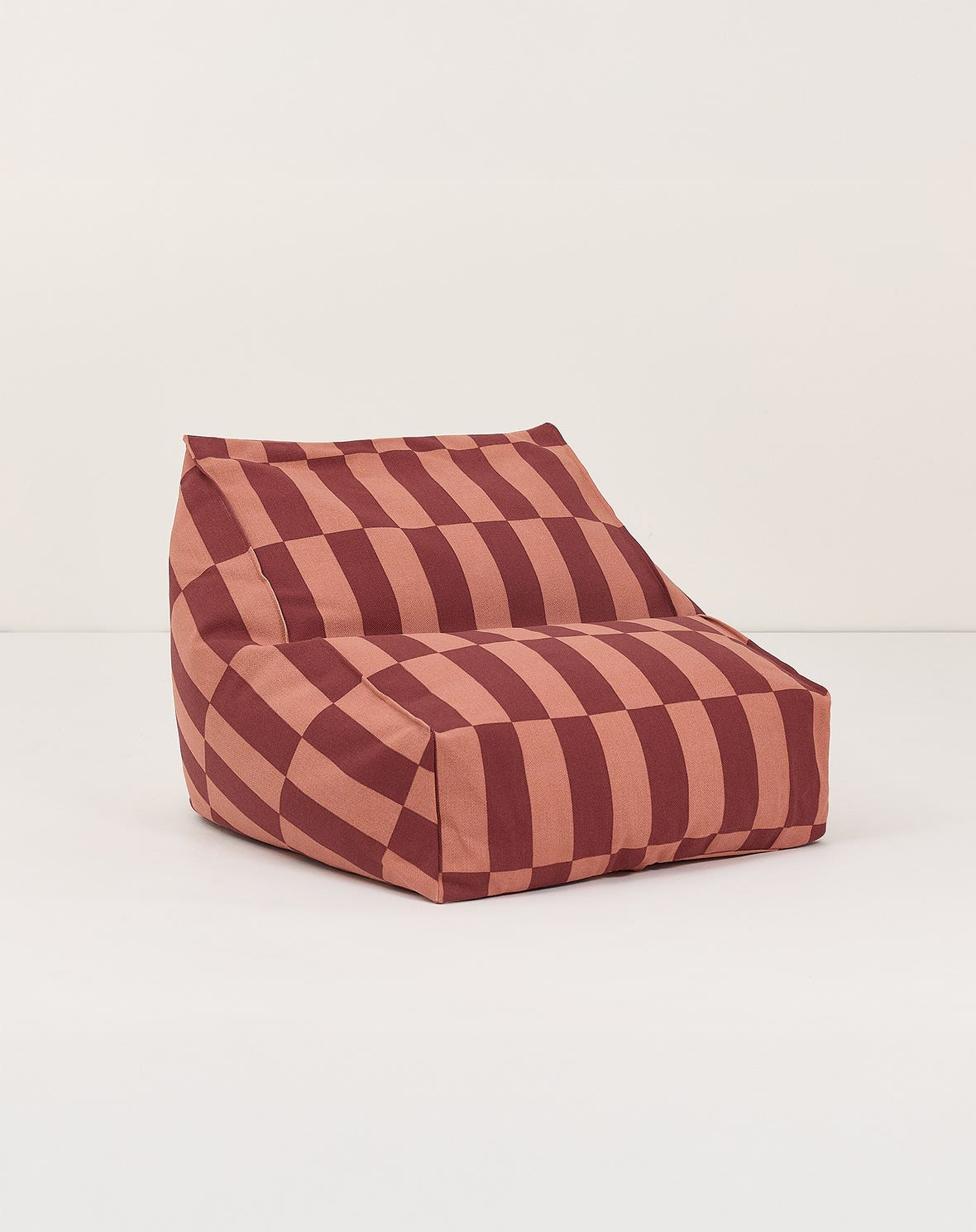 Puff VIBES beanbag maroon tiles 74 x 40 x 60 cm