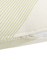 Almofada REMI listras diagonal verde 50 x 30 cm