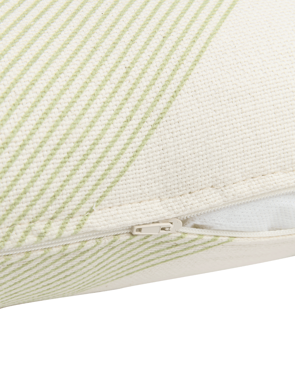 Almofada REMI listras diagonal verde 50 x 30 cm