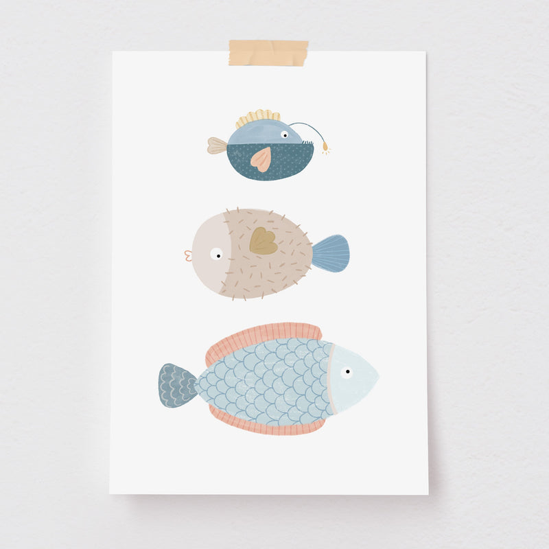 Pôster Decorativo Glub Glub