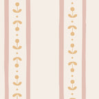 Papel de Parede Caminho de Sementes Rosa  2,80 x 0,45 m