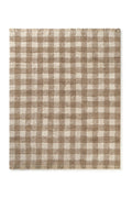 Tapete lavável Vichy Marron 90 x 120 cm
