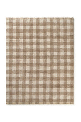 Tapete lavável Vichy Marron 90 x 120 cm