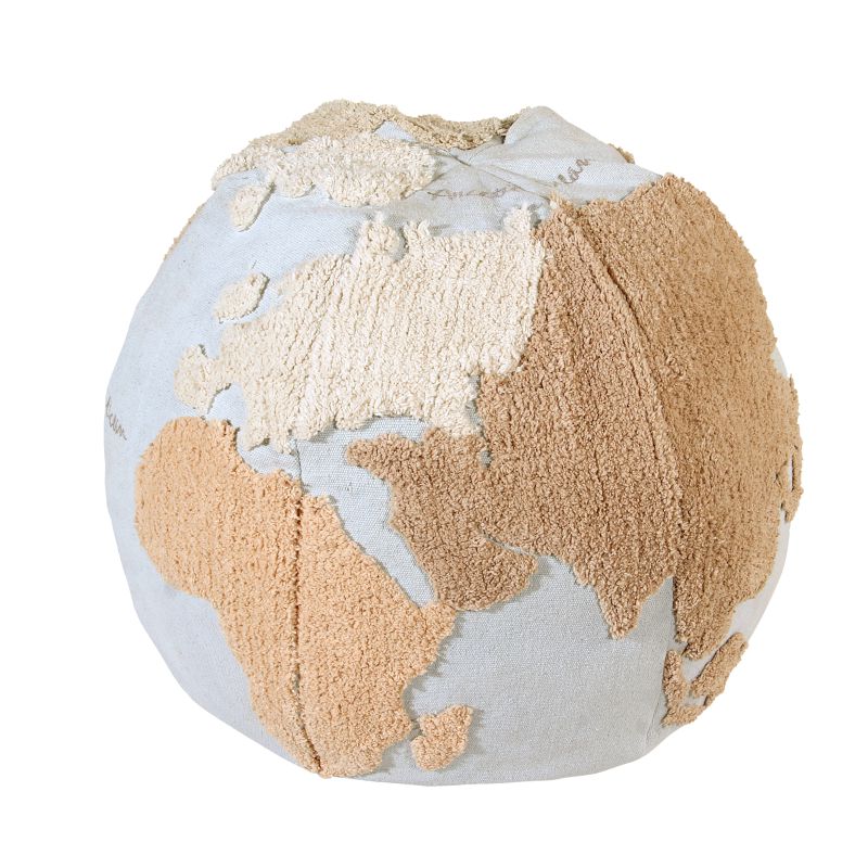 Puff Mapa Mundi 45 x 50 x 50 cm