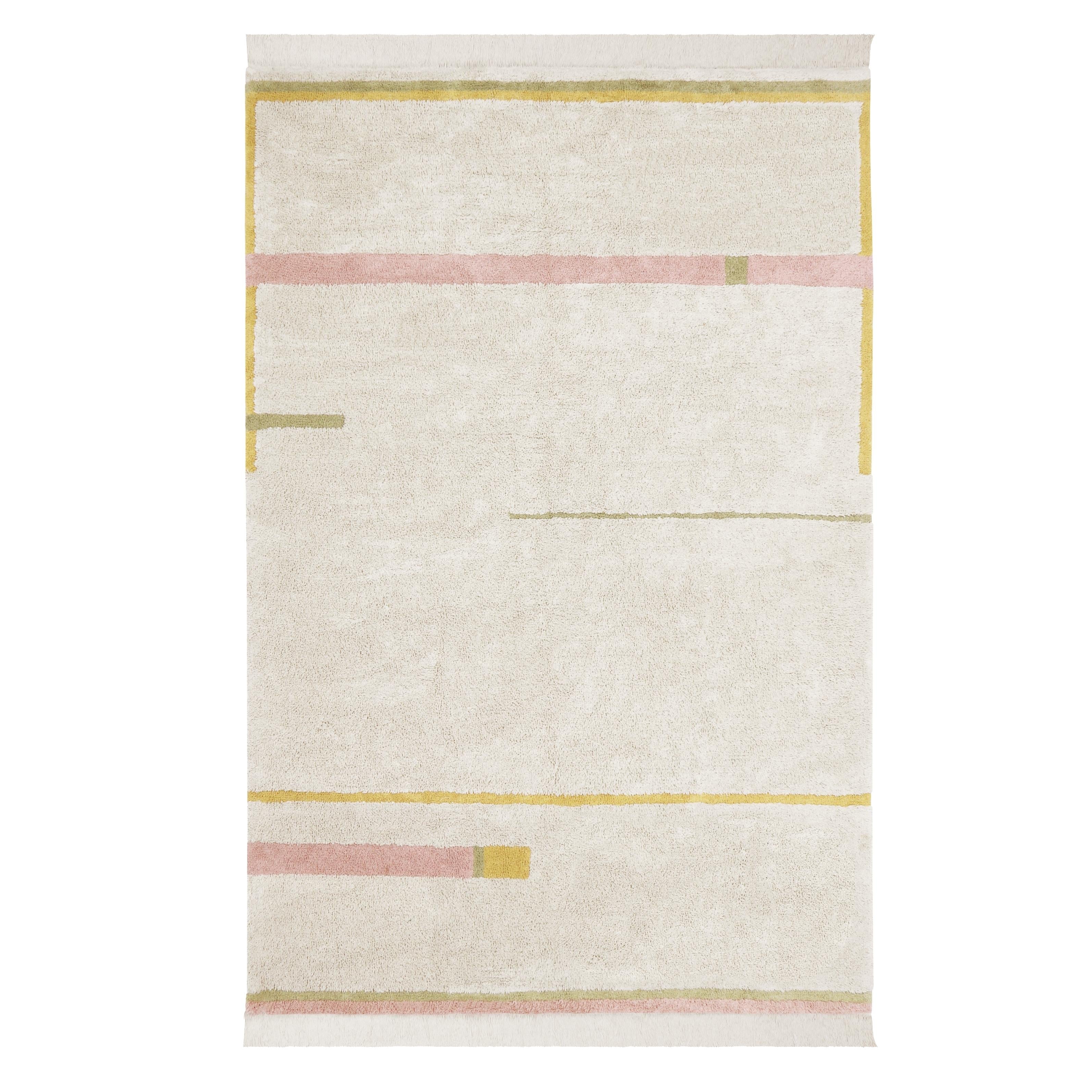 Tapete lavável Lanes vintage nude 200 x 300 cm