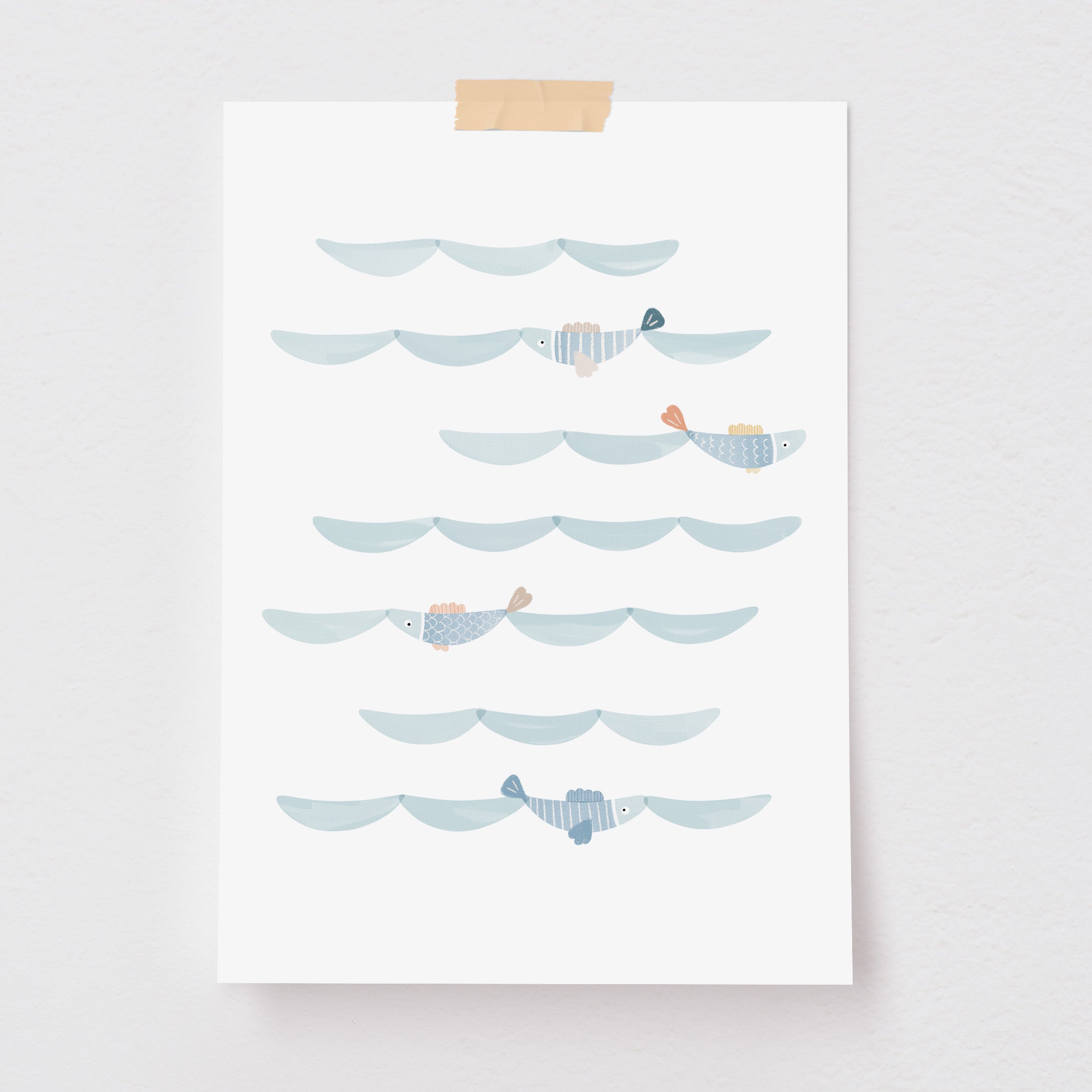 Pôster Decorativo Escamas