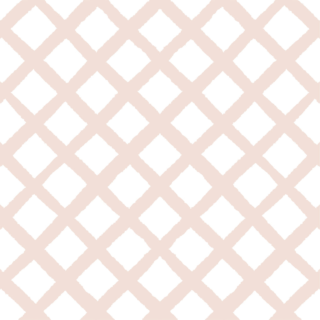 Papel de Parede Treliça Rosa  2,80 x 0,45 m