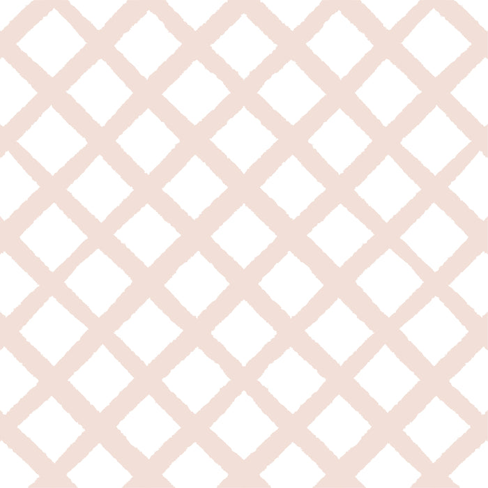 Papel de Parede Treliça Rosa  2,80 x 0,45 m