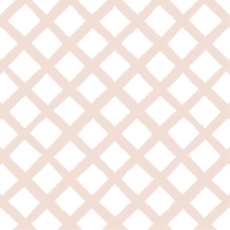 Papel de Parede Treliça Rosa  2,80 x 0,45 m