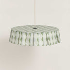 Lustre VIBES harlequim verde azul 50 x 12 cm