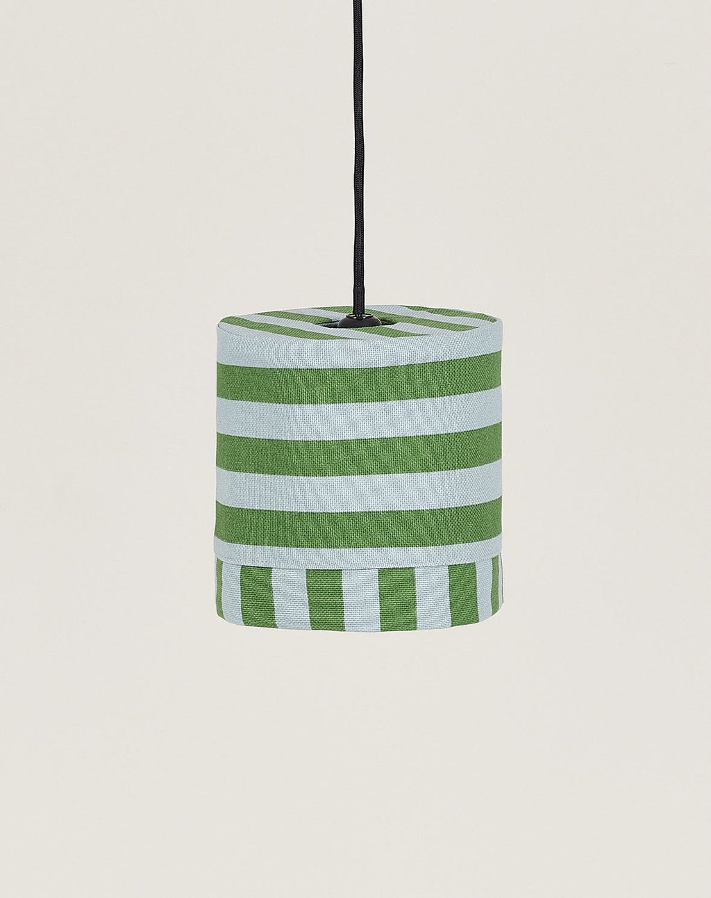 Lustre LINDA listras verde e azul 20 x 21 cm