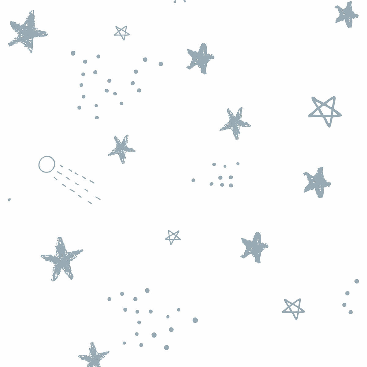 Papel de Parede Céu Estrelado Azul 2,80 x 0,45 m