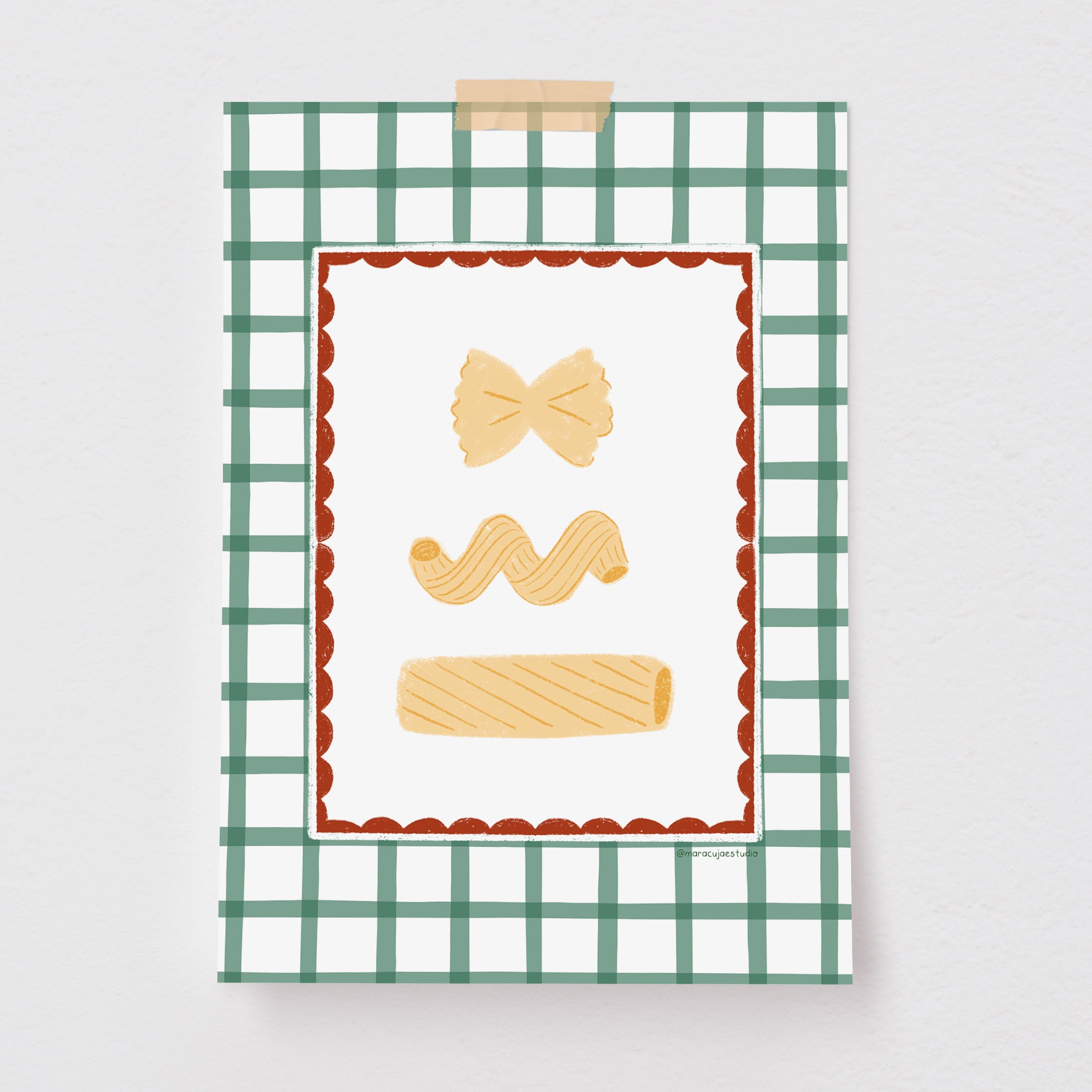 Pôster Decorativo Pasta Mamma Vanzetto