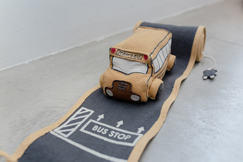 Almofada Ride & Roll School Bus 10 x 24 x 16 cm faixa 20 x 400 cm