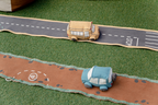 Almofada Ride & Roll School Bus 10 x 24 x 16 cm faixa 20 x 400 cm
