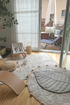 Tapete Redondo Lavável Bubbly Honey Ø 120 cm