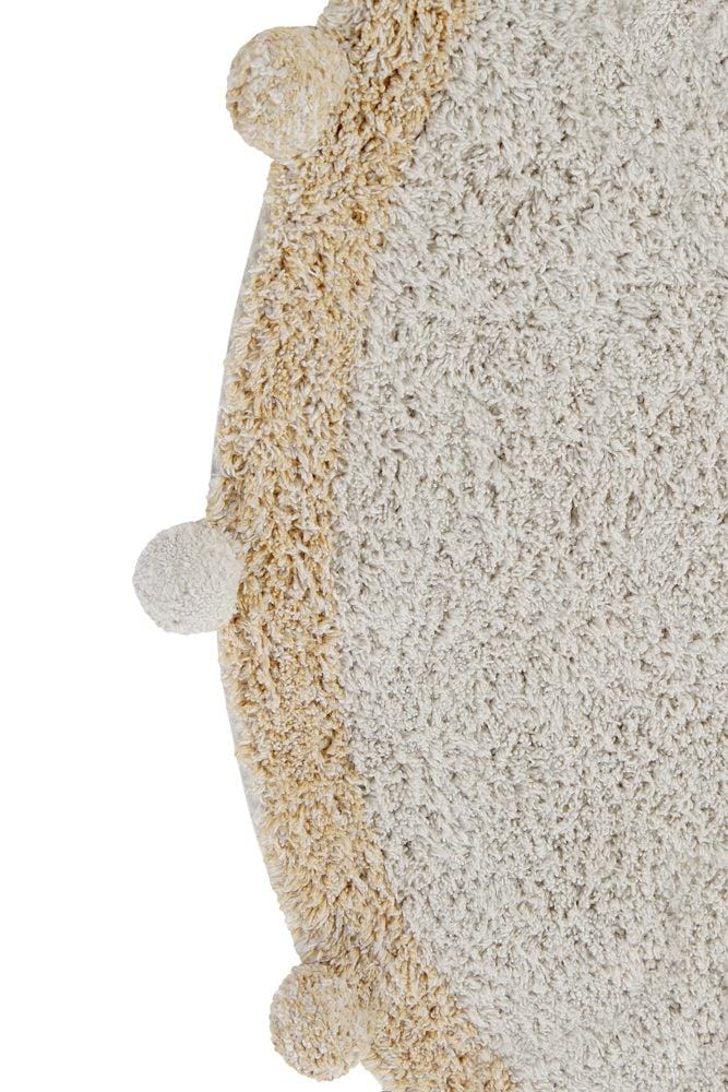 Tapete Redondo Lavável Bubbly Honey Ø 120 cm