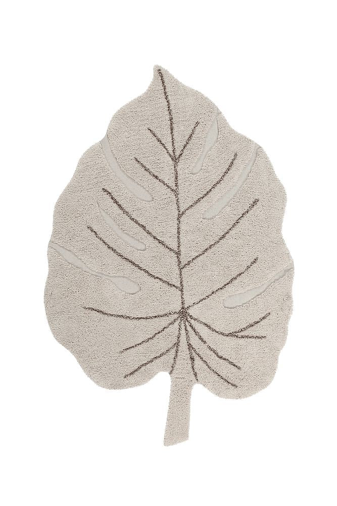 Tapete Lavável Monstera Natural 120 x 180 cm