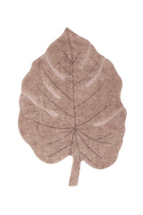 Tapete Lavável Monstera Vintage Nude 120 x 180 cm