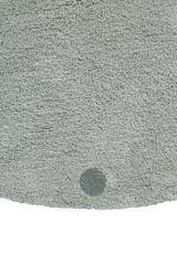 Tapete lavável Round Dot Salvia azul Ø 140 cm