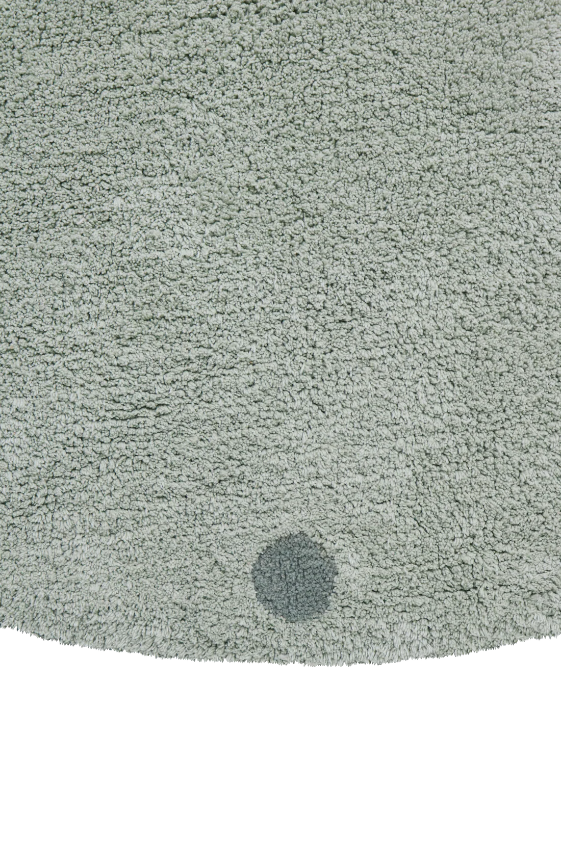 Tapete lavável Round Dot Salvia azul Ø 140 cm