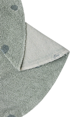 Tapete lavável Round Dot Salvia azul Ø 140 cm